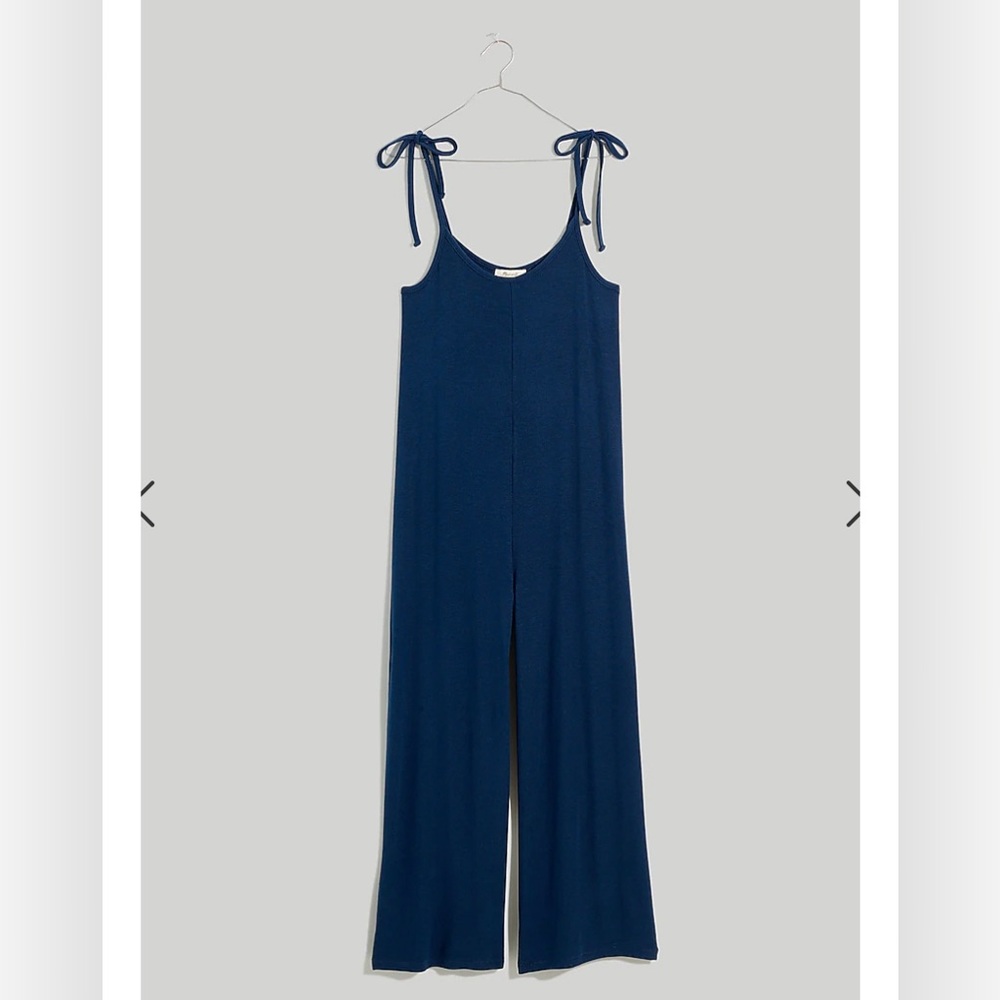Madewell Tie-Strap Pajama Jumpsuit - Picture 4 of 7